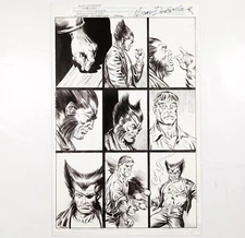 WOLVERINE: DOOMBRINGER PG 11 ORIGINAL COMIC ART DUTKIEWICZ PALMIOTTI MARVEL 1997