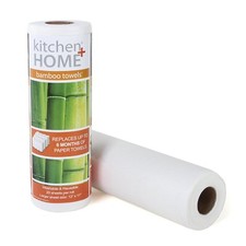 Toallas de papel de bambú para cocina + hogar - Toallas de rayón reutilizables lavables de alta resistencia