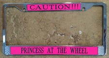 License Plate Frame Metal Princess Mint Condition Never Used Disney Queen License Plate Frame Metal Princess Mint Condition Never Used Disney Queen
