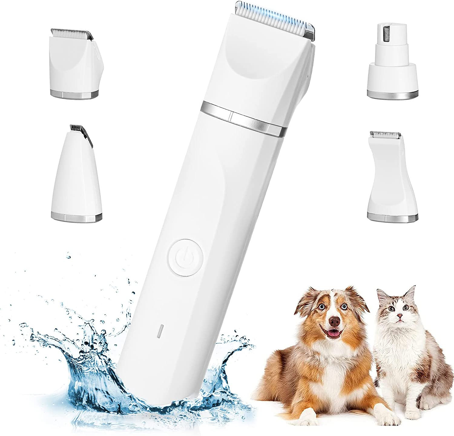 Kit Tosatrice Cani 4 in 1 Silenzioso Impermeabile IPX7 per Casa