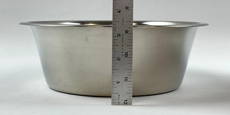 ProSelect Dog Bowl Stainless Steel 96 oz 12 cups Set of 6 - Image 3 of 4