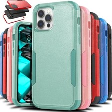 For iPhone 15 Pro Max 14 13 12 11 XS XR Men Defender Heavy Duty Shockproof Case