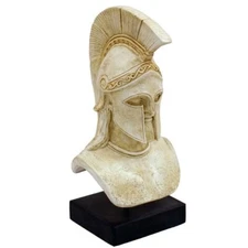 Leonidas Spartan king sculpture handmade plaster artifact