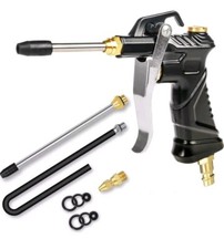 Przemysłowy pistolet pneumatyczny z mosiądzem regulowana dysza przepływu powietrza inflator akcesoria 