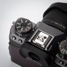 Cute Cartoon Style Metal Camera Hot Shoe Cover For Leica Sony Canon Nikon Fuji