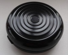 Münzbox in Alu-Hülle; Münzspender Geldbörse #0275 Portemonnaie: schwarz & rund