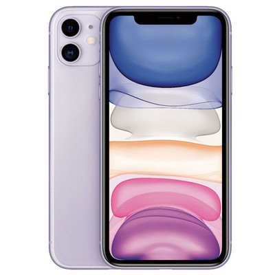 Open Box Apple iPhone 11 (4G) 128GB Einzel-SIM Smartphone Handys entsperrt Lila