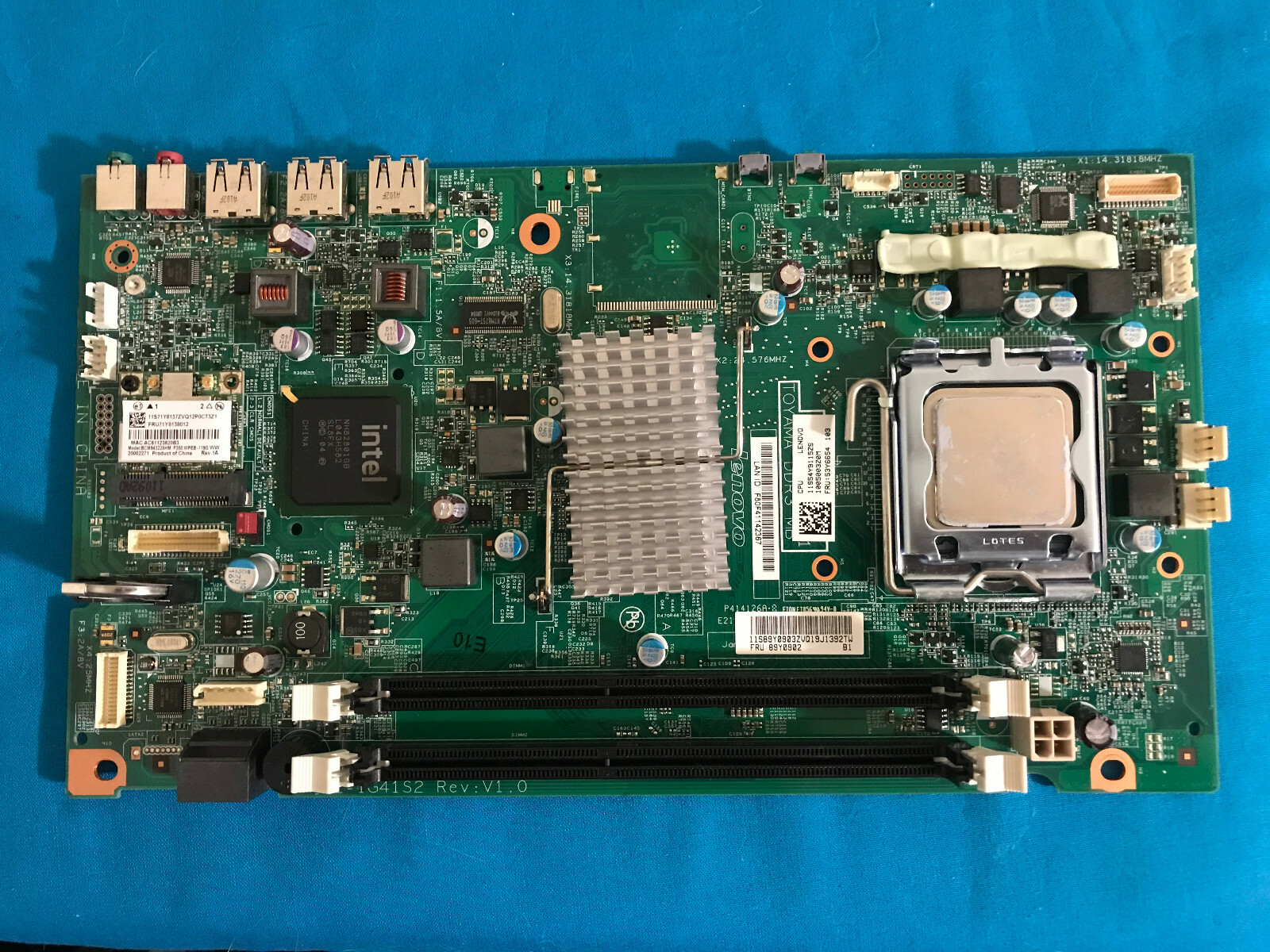Lenovo ThinkCentre A70Z Motherboard 89Y0902 PIG41F/TOYAMA DDR3 With