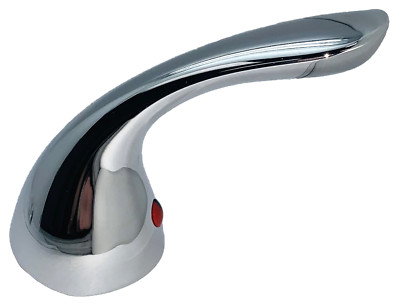 Single Lever Handle Kit in Chrome Home Hot Cold Faucet Set Screw Color Plug
