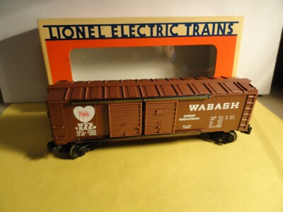 1995 LIONEL WASBASH DOUBLE DOOR BOX CAR    # 6-16255 WITH BOX - OPEN BOX NEW