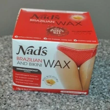 Nad's Brazilian & Bikini Wax Kit - Hard Wax for Bikini & Underarms, Fast Ship