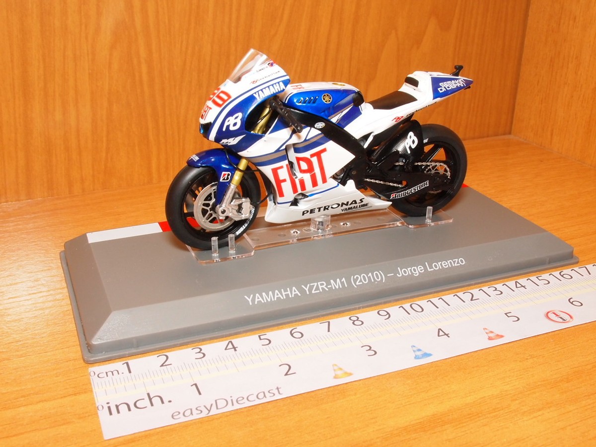 スポーツ MINICHAMPS yamaha YZR-M1 2010 Minichamps 1:12 Yamaha YZR-M1 #46 MotoGP Laguna Seca 2010