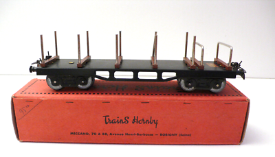 Hornby o - wagon a ridelles basses - 2 bogies - b.o - Modélisme