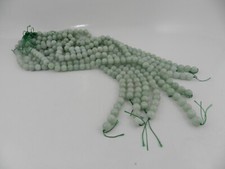 Natural Jade 10mm Round String Beads 15"