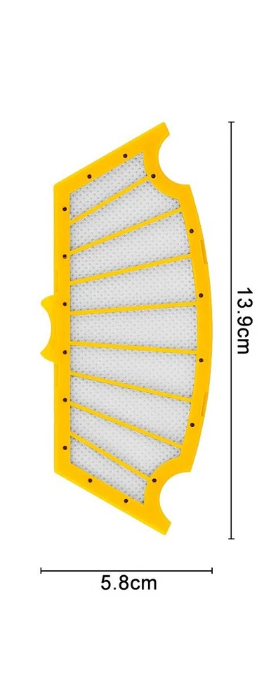 KIT RICAMBI FILTRI SPAZZOLE 3 BRACCIA PER IROBOT ROOMBA 500 505 510 520 521 530 - Immagine 2 di 4