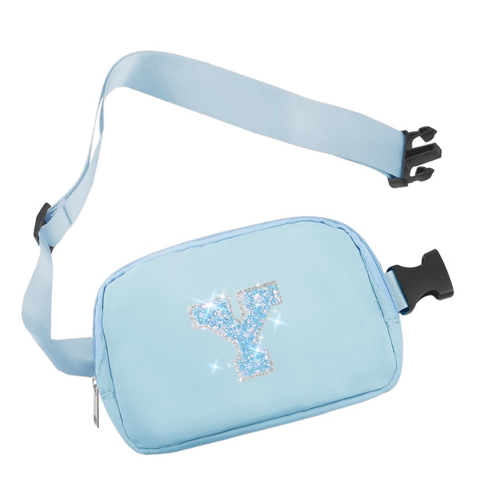 Initial Belt Bag Small Waist Fanny Pack Crossbody Purse Cross Body Pouch with...