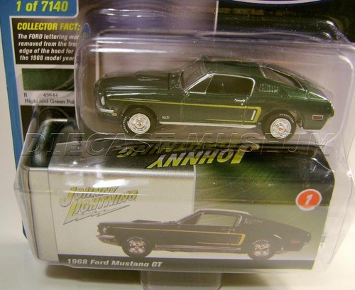 1968 '68 FORD MUSTANG GT GREEN V/B COLLECTOR STORAGE TIN JOHNNY LIGHTNING 2022 - Picture 2 of 3