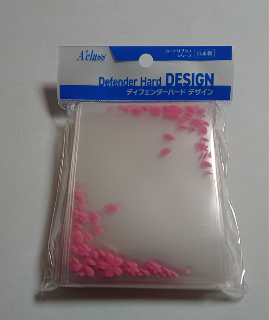 cherry blossom card sleeves Card Protector Aclass Cherry Blossom Sakura TCG 60 Sleeves Made in Japan