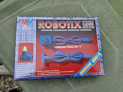 Seltenes Vintage Spiel MB Robotix LICHT KABEL IN T LR50 NEU NEW