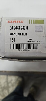 Claas Oil Pressure Guage 26432890