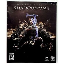  Manual Only Middle Earth Shadow of War Sony Playstation 4 Authentic