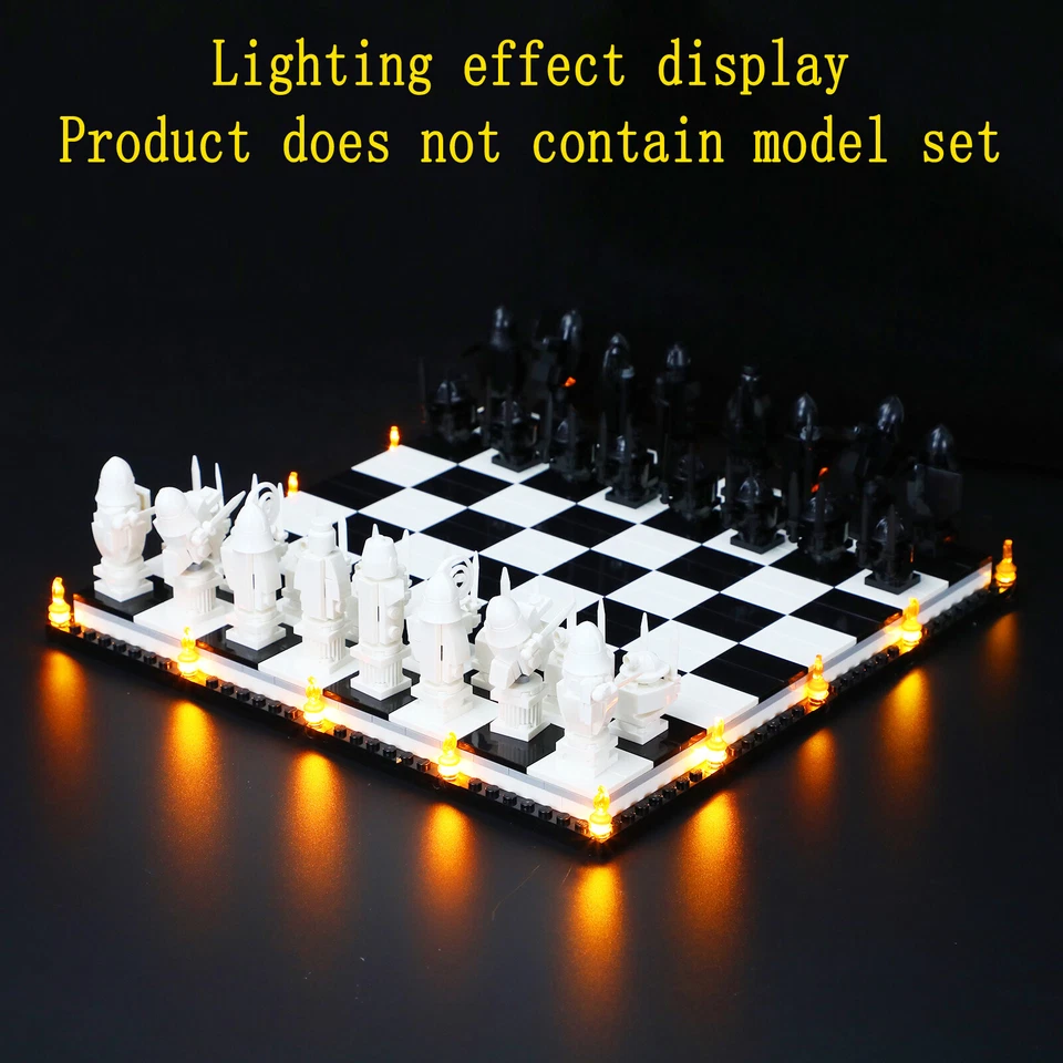 LED Light Kit for LEGOs Harry Potter Hogwarts Wizard’s Chess 76392 - Image 3 of 4