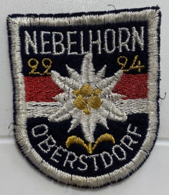 Nebelhorn Oberstdorf Germany Mountain Peak Souvenir Embroidered