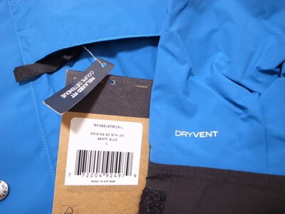 THE NORTH FACE ORIGINS 86 1986 MOUNTAIN JACKET BANFF BLUE size L 