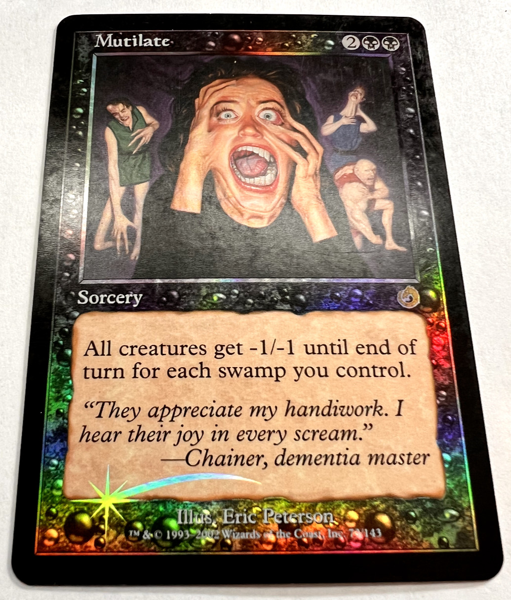 MTG Mutilate Torment Foil NM