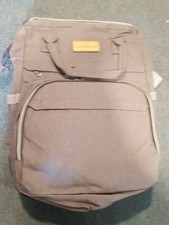 Diaper Bag Backpack Grey Large Capacity