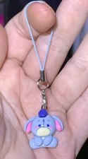 Eeyore From Winnie The Pooh Charm Purse Keychain  Zipper Pull Attachment 