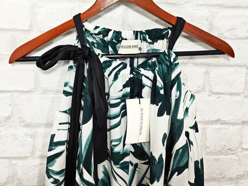 by Malene Birger 100% Silk Women's Floral Sleeveless Top Size 38 NWT - Picture 3 of 7