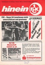 Fussball-Programmheft   79/80   Liga    1. FC Kaiserslautern - Bayer Leverkusen