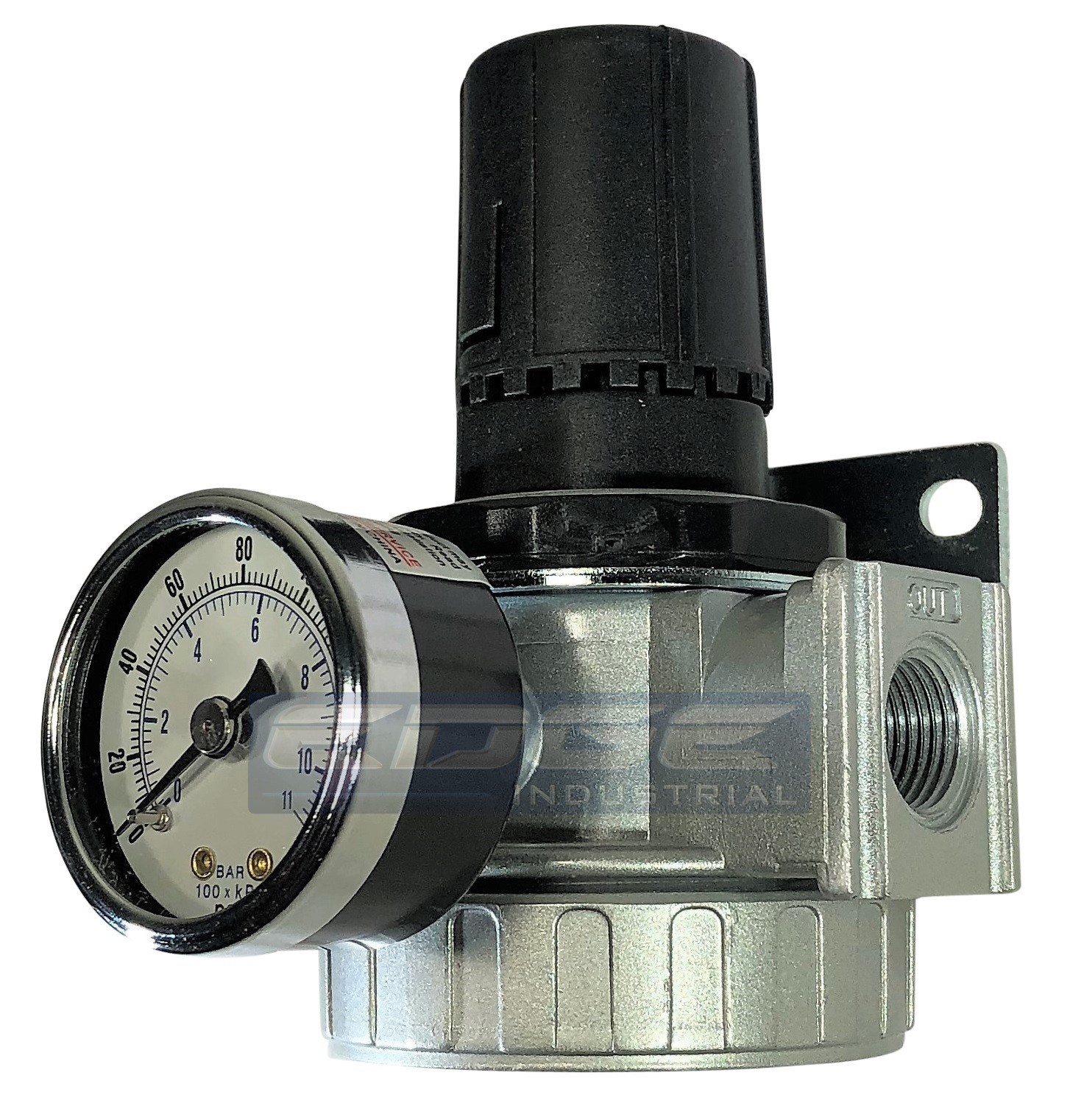 3/8" MID FLOW AIR IN LINE PRESSURE REGULATOR PNEUMATIC TOOLS