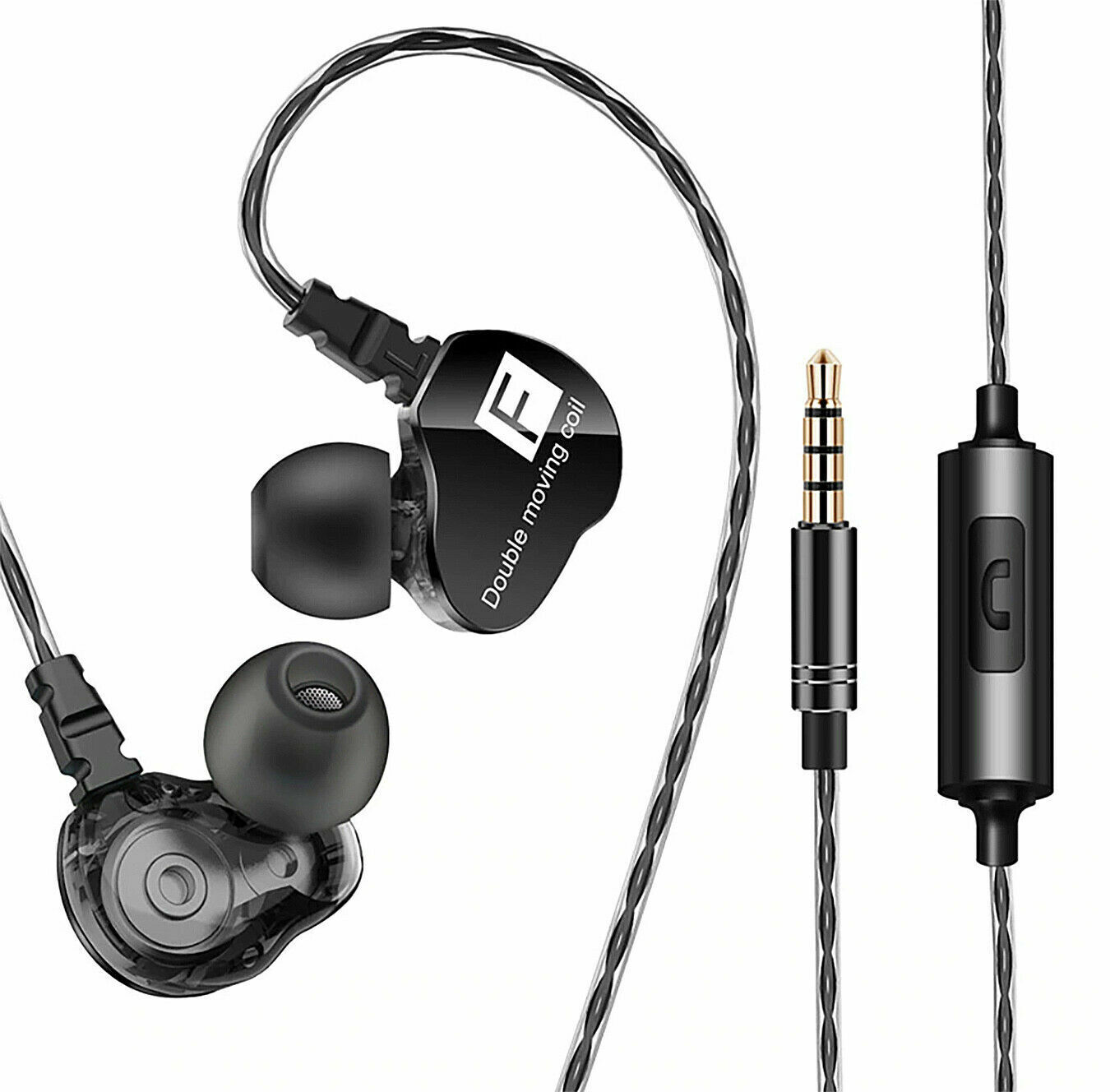 QKZ CK9 Hi-Res In-Ear-Kopfhörer Ohrhörer 96dB HD Mikrofon Bass Boost IPX4