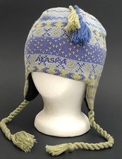 Women's Alaska Artic Circle Ent. Beanie Hat Fleece Lined Winter Hat