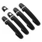 Gloss Black Door Handle Covers Trim For 4Runner 2003-2009 for Tacoma 2005-2015