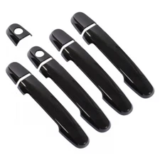 4X Gloss Black Door Handle Covers Set For 4Runner 2003-2009 for Tacoma 2005-2015