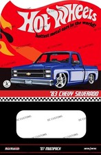CUSTOM CARD FOR HW 83 SILVERADO MULTIPACK FROM 2007