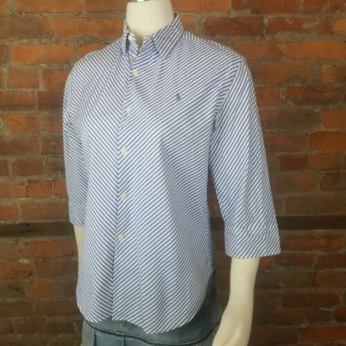 Camisetas Vintage Blanco Ralph Lauren para Mujeres