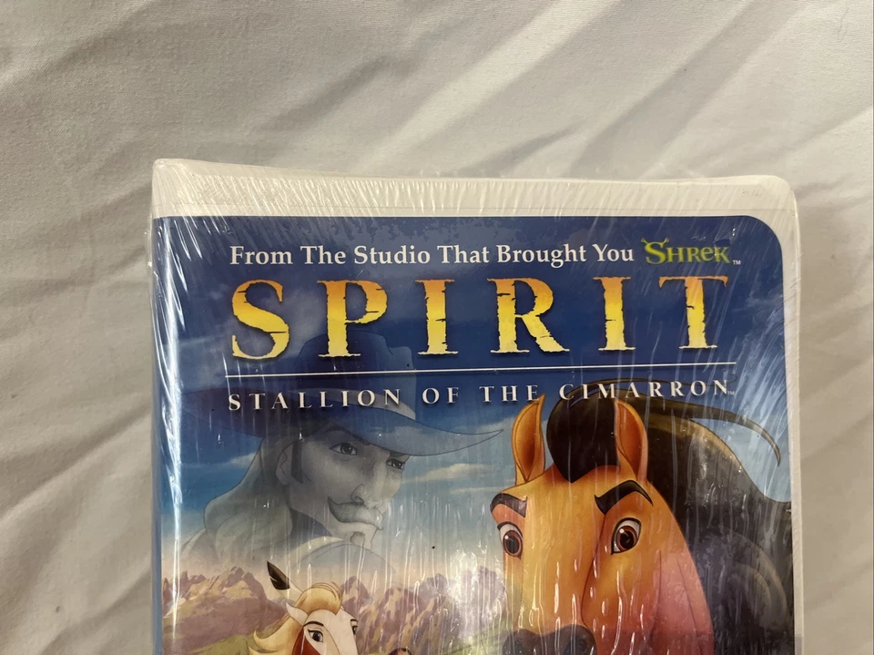 Spirit: Stallion of the Cimarron (VHS, 2002) New Sealed Rare Bar Code Punch G1 - Image 2 of 4