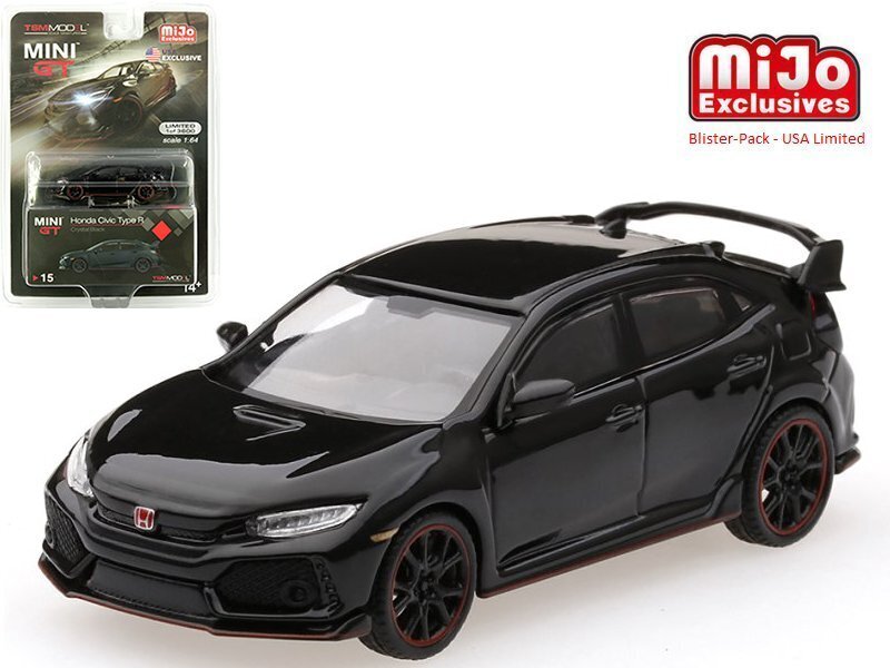 MINIGT Honda Civic TypeR クリスタルブラックL&Rセット MINIGT Honda Civic TypeR クリスタルブラックL&Rセット MINIGT