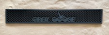 Grey Goose Vodka Rubber Runner Rail Spill Coaster Skinny Bar Mat *Brand New*