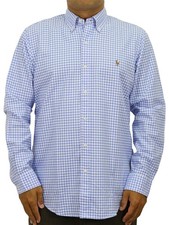 Polo Ralph Lauren L/S Classic Fit Gingham Print Button-Down Shirt with Pony