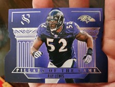 Ray Lewis 2025 Panini Silhouette #10 Pillars of the Game Baltimore Ravens 