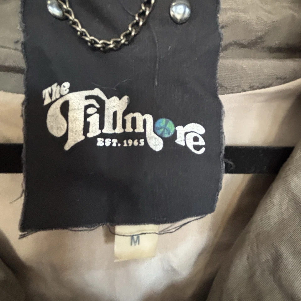 Chaqueta Impermeable Fillmore Todo Clima M Taupe Cobre Cremalleras Única Elegante Usada en Excelente Condición Foto 2 de 4