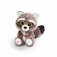 Nici Glubschis PlüSchtier WaschbäR Clooney Schlenker PlüSch Polyester Grau 25 Cm