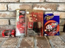 Dale Earnhardt Jr Collector's Lot 2 collectible cars and action figure 