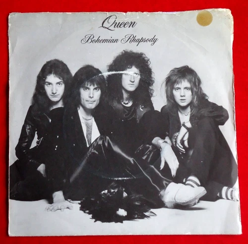 QUEEN - BOHEMIAN RHAPSODY - A2/B1 UK 1975 1st PRESS 7" VINYL EX/G+
