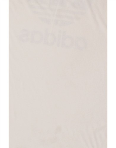 ADIDAS Mens Graphic T-Shirt Top XL White Cotton VY03 - 第 3/5 張圖片